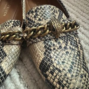 Kurt Geiger London snake skin loafers